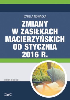 Zmiany w zasiłkach macierzyńskich od stycznia 2016 r. - Nowacka Izabela