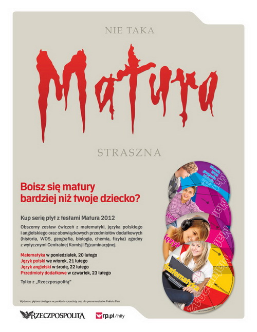 Matura 2012 - Rzeczpospolita  20-23 lutego 2012